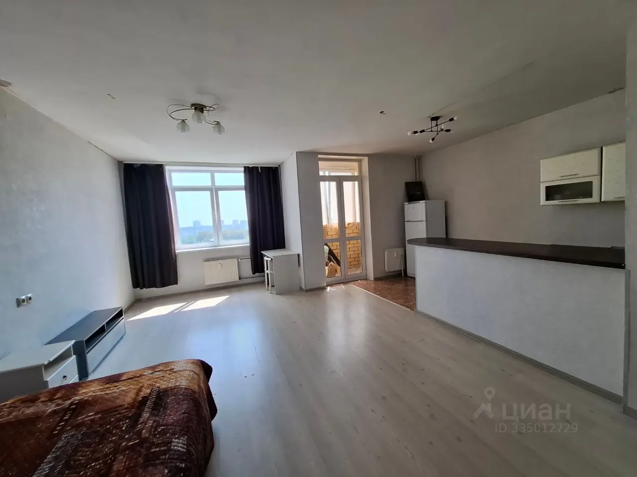 Студия, 44 м²