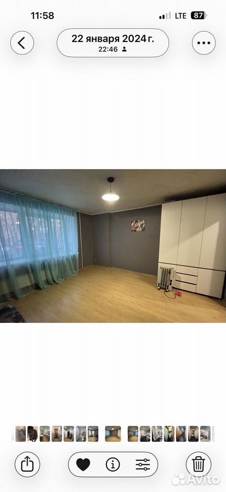 1-к квартира, 36 м², 3/9 эт.